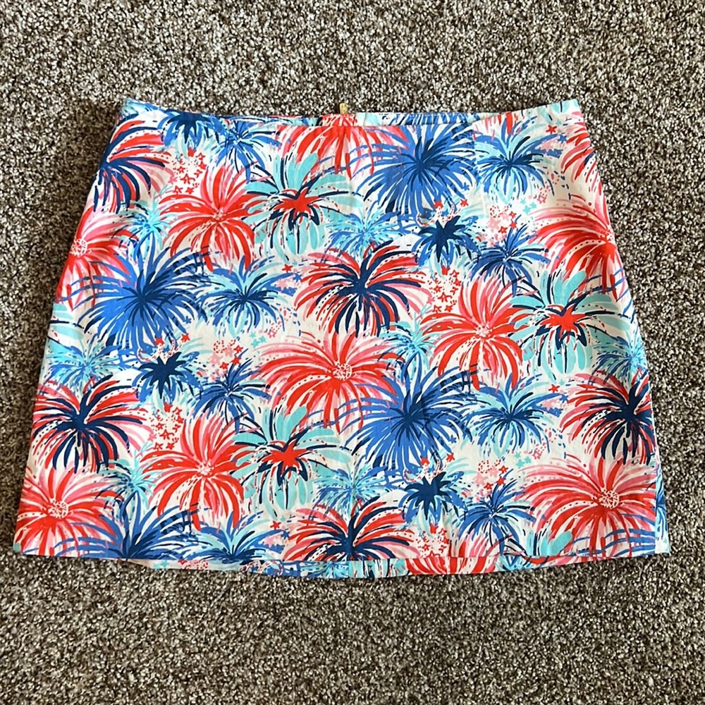 Lilly Pulitzer firework skirt